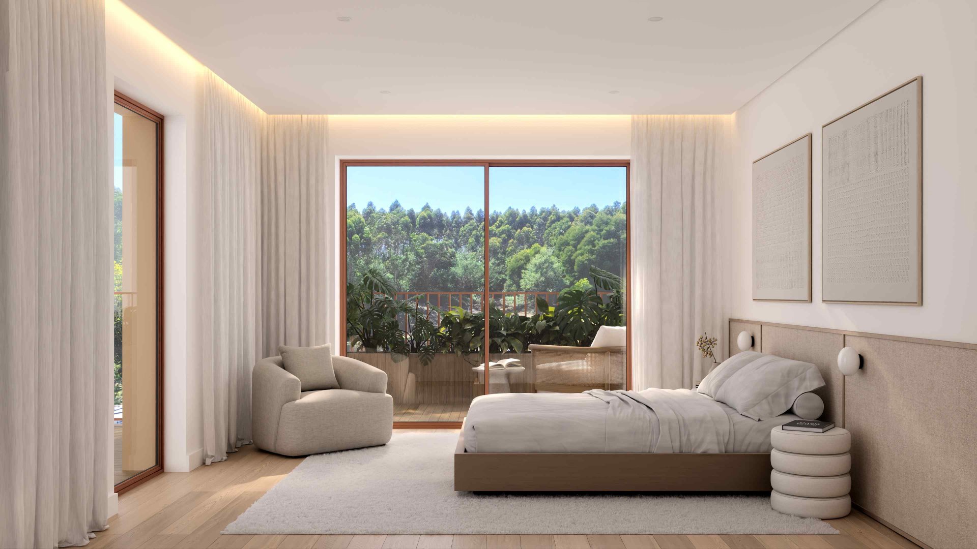 Quarto com vista para a envolvente natural — Bloco A/B